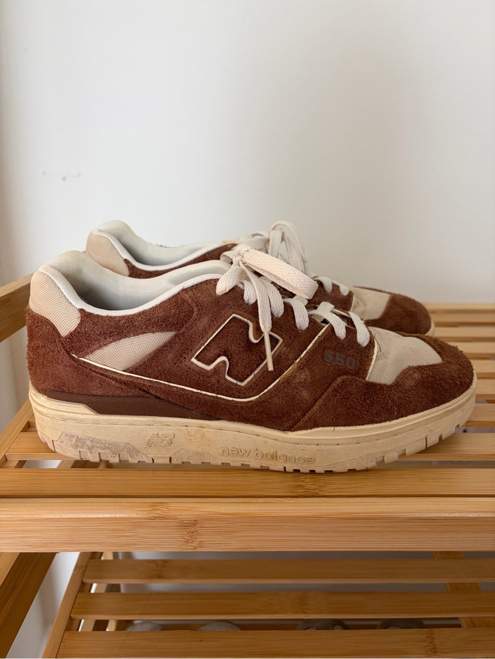 New Balance Aime Leon Dore Men's Brown Suede Athletic Sneakers